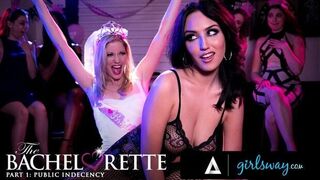 GIRLSWAY Bride Fucks Hard A Stripper While Bridesmaids Watch - porn video