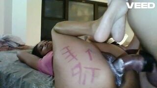 SUPER HUGE FAT THICK COCK CUM CREAMING CREAMY PUSSY ORGASM - porn video