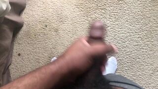 Rubbing and playing with my hard cock - porn video